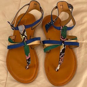 New Miss Lola multicolor sandals size 7